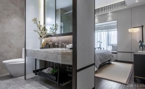 人居东御佲家134平方中式风格卧室卫生间图片