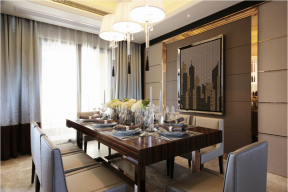 凡尔赛160平美式风格餐厅装修效果图