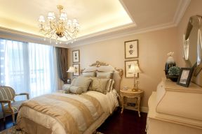 紫金门美式180平大平层卧室装修案例