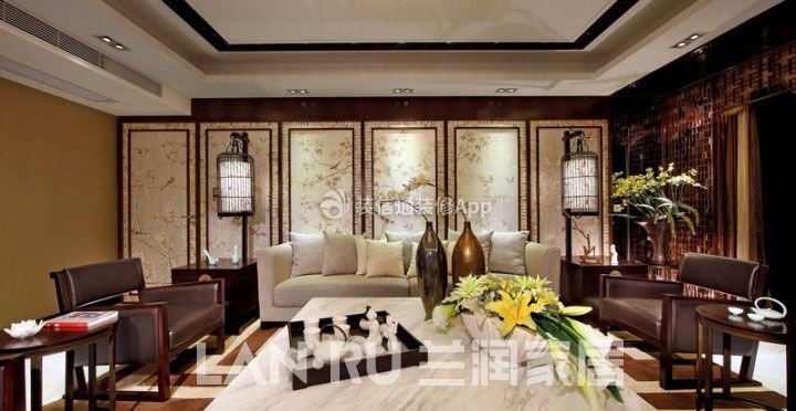 中式风格客厅装饰图 中式风格客厅装修效果图大全