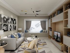 金象泰温馨家园100平北欧风格客厅装修效果图