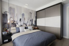 天誉城95平米三居室温馨卧室装修设计效果图