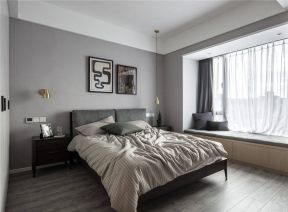 碧水天和105平米三居室欧式风格卧室装修设计效果图
