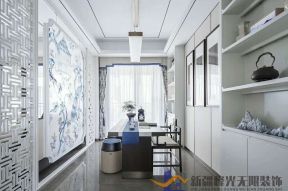 香悦湾中式风格二居160平茶室装修效果图