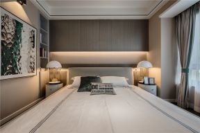 常青藤136平现代风格家庭卧室装修设计图欣赏