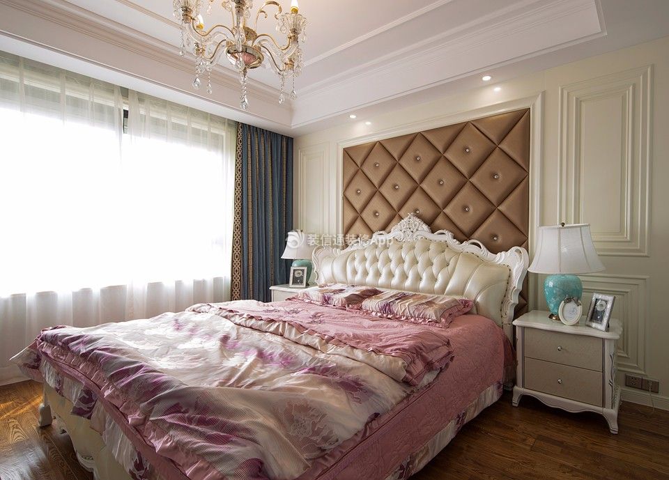 红豆国际欧式160平大平层卧室装修案例