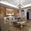 地中海风格374平米大户型客厅装修效果图片