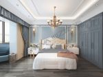 中海国际社区69平混搭风格卧室装修设计图