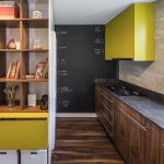 翡翠公寓一居室68平现代简约厨房装修设计效果图
