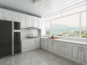 和谐家园150平现代风格厨房装修效果图欣赏