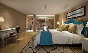 深港亚太公寓美式57平跃层卧室装修案例