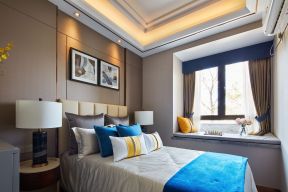 金科米兰欧式130平三居室卧室装修案例