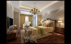 棕榈泉100㎡现代三居室卧室装修效果图