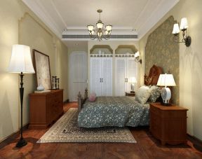 金科米兰地中海130平三居室卧室装修案例