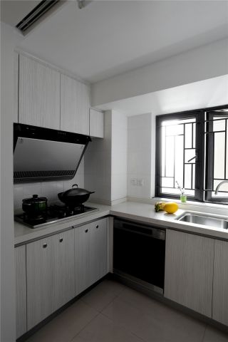 三居室140平米现代简约风格厨房装修图片大全