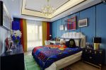 蓝光COCO蜜城350平别墅中式风格卧室儿童房混搭设计效果