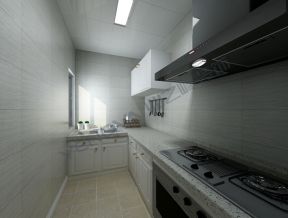 山水华庭126平欧式风格厨房装修效果图