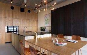 2020北欧风格厨房餐厅装修效果图 2020北欧风格厨房餐厅一体装修效果图 