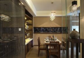 南城香山88平米现代简约风格餐厅装修图片