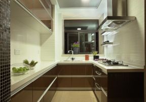 南城香山88平米现代简约风格厨房设计图