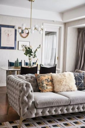  美式沙发设计效果图 美式沙发图片 
