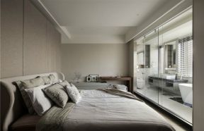 豪庭公寓现代136平三居室卧室装修案例