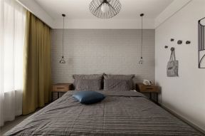 荣翠轩北欧87平二居室卧室装修案例