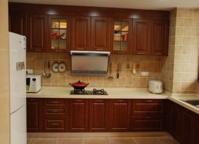 古典风格125平米三居室厨房装修效果图片大全