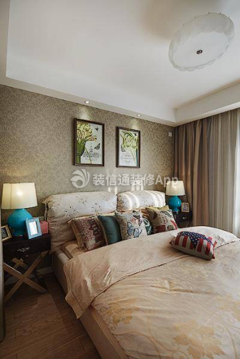 佳乐国际城100平方米现代美式卧室装修图片