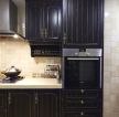 千禧河畔国际社区三居120平美式风格厨房橱柜设计图片