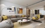 曲江诸子阶180平米四居室现代简约沙发背景墙装修设计效果图