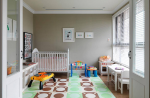 百悦城109平米三居室现代美式儿童房装修图片