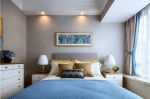 保利公园九里现代简约82平二居室卧室装修案例