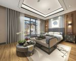 北京院子540平新中式风格卧室装修设计图