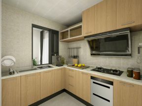 南峰华桂园116平现代风格家庭厨房装修图