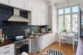 欧式风格96平三居室厨房装修效果图片欣赏
