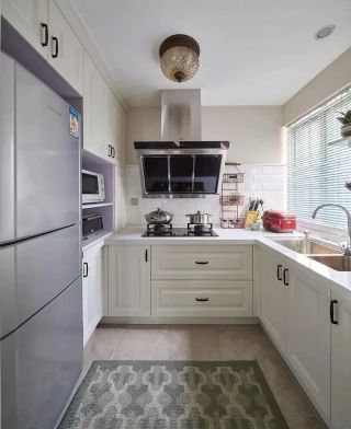 现代风格110平米三居室厨房装修效果图片欣赏