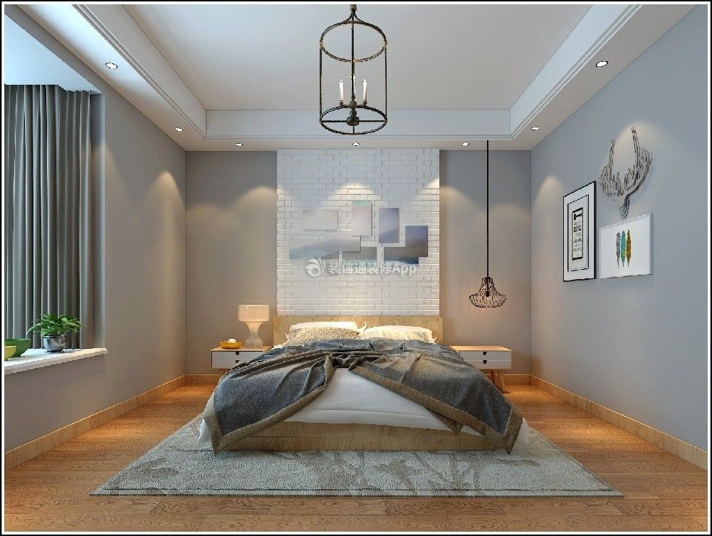  新中式卧室装修效果图 新中式卧室装修效果图大全2020图片 
