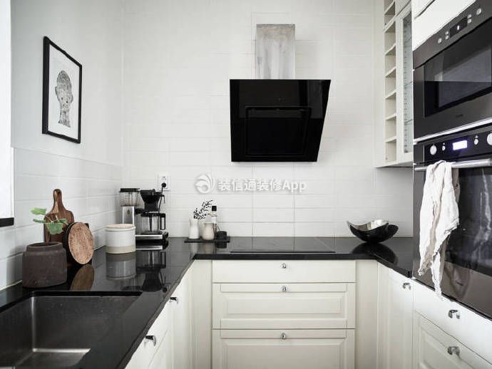  小户型厨房装潢效果图 小户型厨房装修实例图 小户型厨房图片