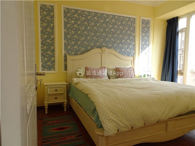 华景新城芳满庭院美式120平三居室卧室装修案例