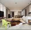 翡翠绿洲现代112平三居室客厅装修案例