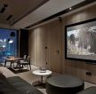 保利领袖山168平米四居室新中式电视背景墙装修设计效果图