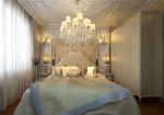 远洋公馆300平别墅欧式奢华风格次卧室效果图
