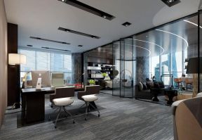 遂宁大厦1000平办公室现代风格工作区域设计图