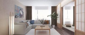 日式客厅简装 日式客厅设计效果图 