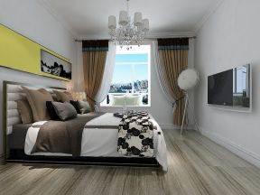 现代风格69平米两居室卧室装修效果图片大全