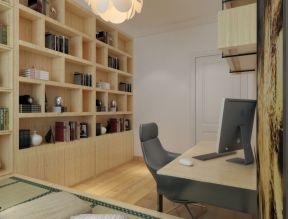 现代风格三居室98平米书房装修效果图片欣赏