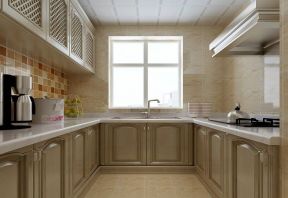 金域国际三居155平欧式风格厨房装修案例