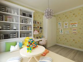 奥园国际城95平现代风格儿童房装修设计图