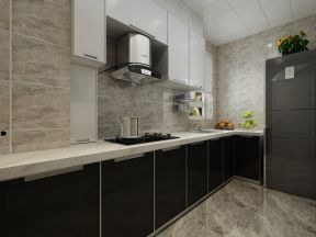 白桦林间106平米二居室厨房装修设计效果图案例